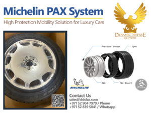 Michelin Pilot Primacy 245 710 R490 AC Tyres with Support Ring & Rim for Armored BMW 760 Li