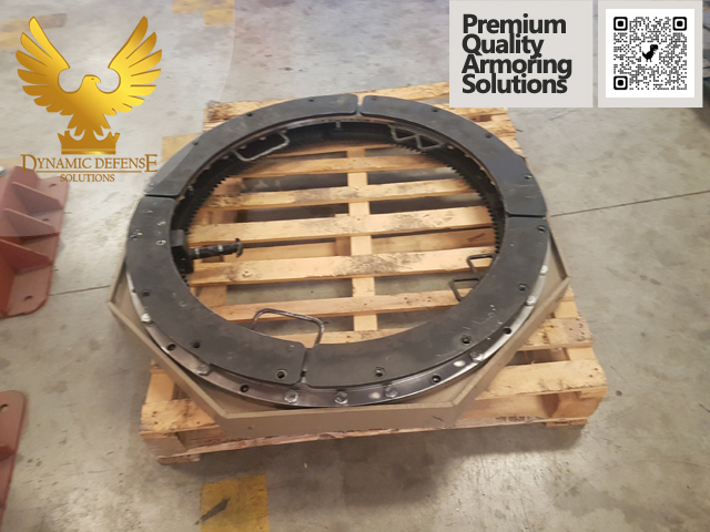 Armored Ballistic Steel Gun Turret​​ Roof Mounted Gun Turret designed with Laser Cut Ballistic Steel, Armored Glass, a best engineering solution with proven