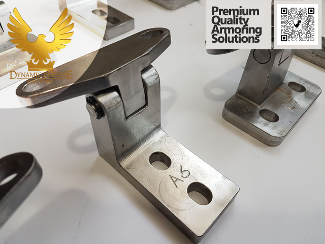Ballistic Steel Heavy Duty Hinges CNC Machined Hinges, specially engineered for variety of armored vehicles
