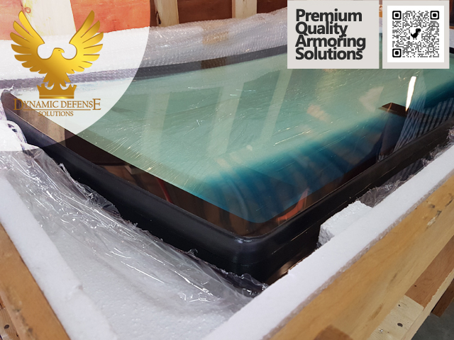 Bullet Proof Armored Glass Certified Glass by USA Laboratory, comprised of Polycarbonate and Mylar and are bonded together using the latest technology.
