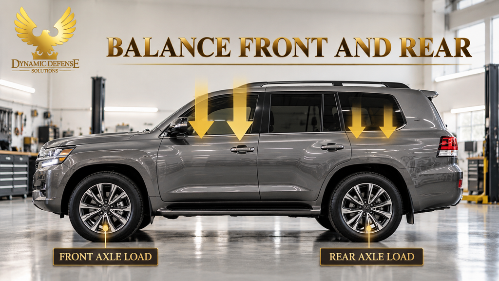 Balanced SUV load distribution 5 1