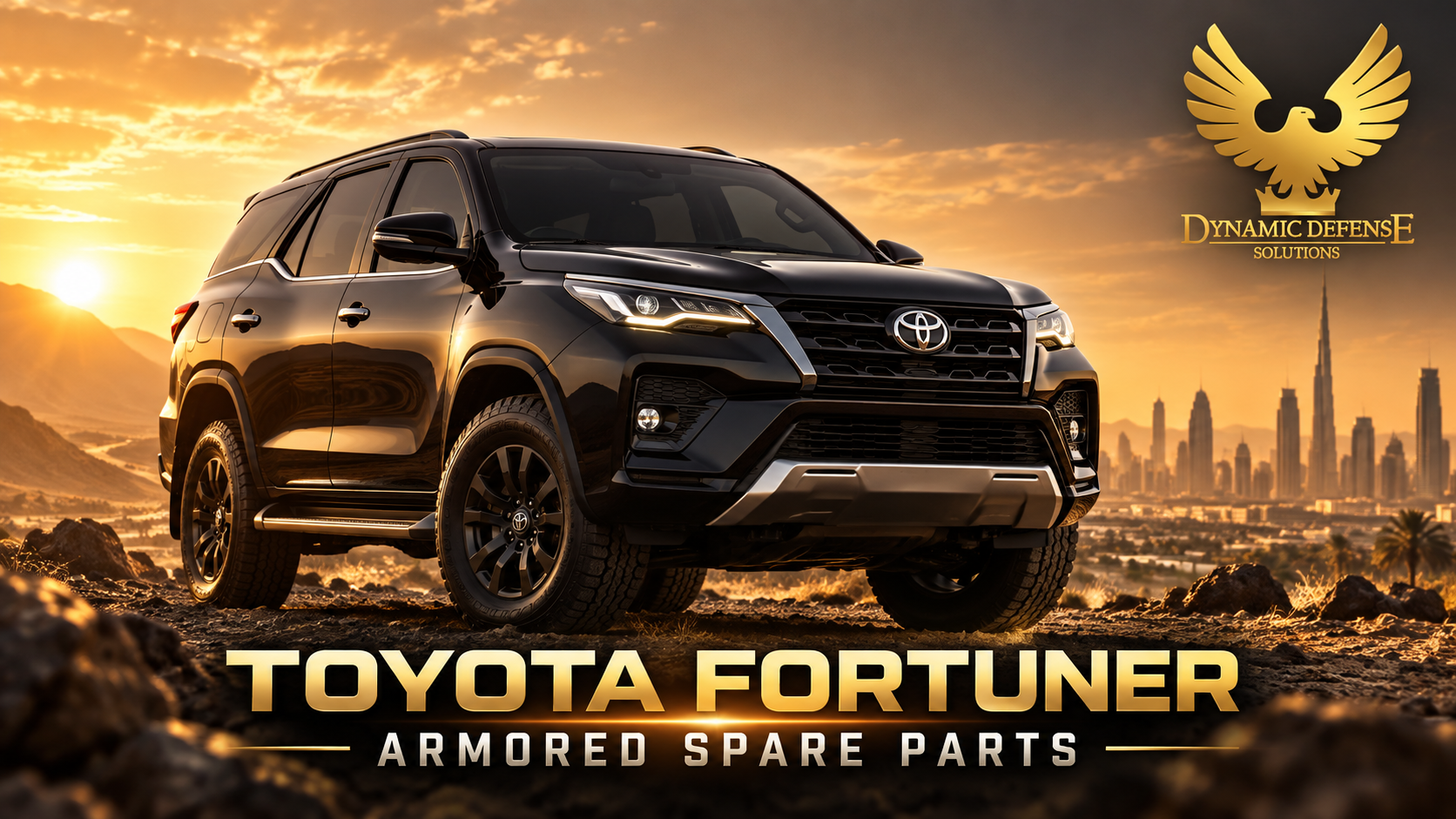 Toyota Fortuner Armored Spare Parts | Complete Armoring Solutions
