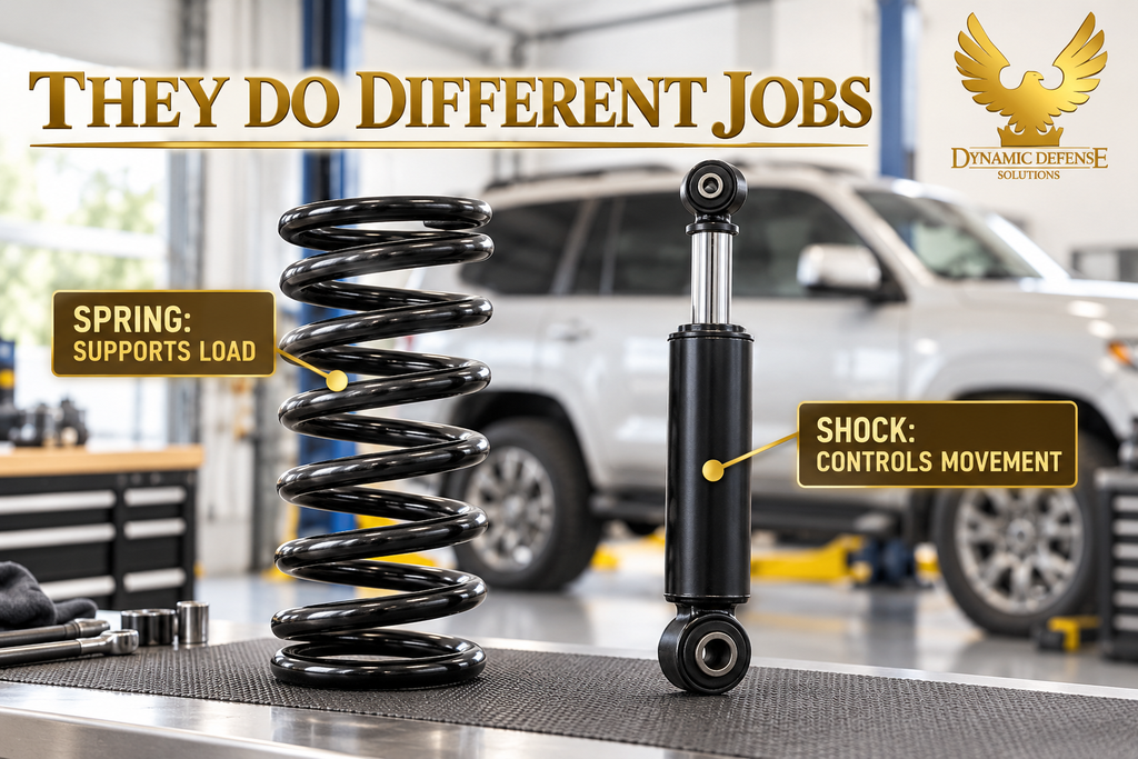 Spring and shock different jobs 4