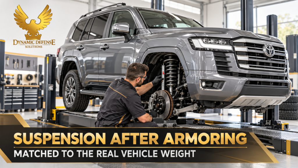 heavy-duty suspension for armored vehicles