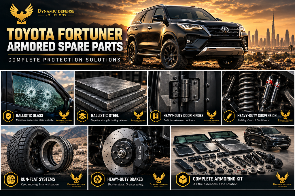 Toyota Fortuner Armored Spare Parts